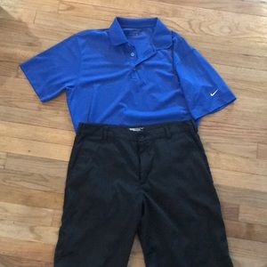 Bundle and save! Nike golf shirt and shorts.